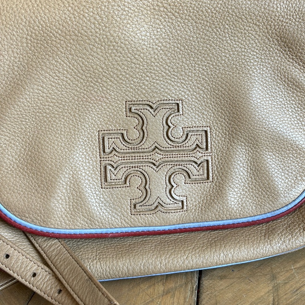 Gold hardware. Soft leather.